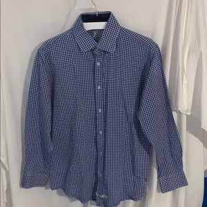 Blue Checked English Laundry Button Down SZ 16.5